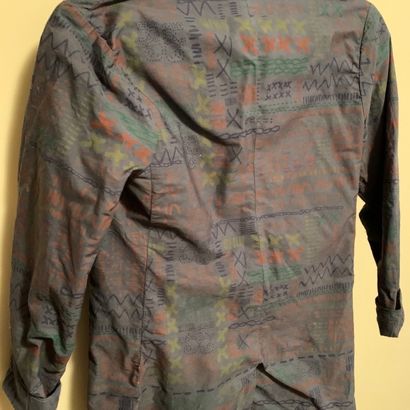 Distressed linen blazer - Picture 6 of 6